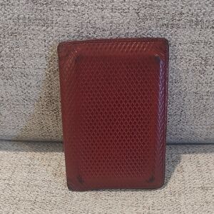 Comme des Garcons Bifold Slim Wallet Card Holder Used *Peeling*